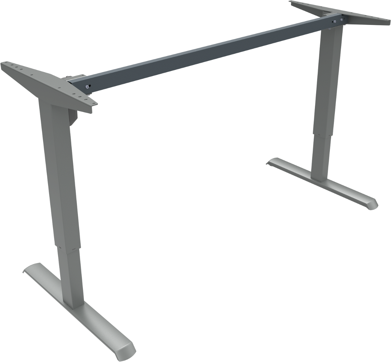 Hæve- Sænkestel Metal Zennord Adaptdesk Sølv 68-118 Cm Højdejustering Tã   En527