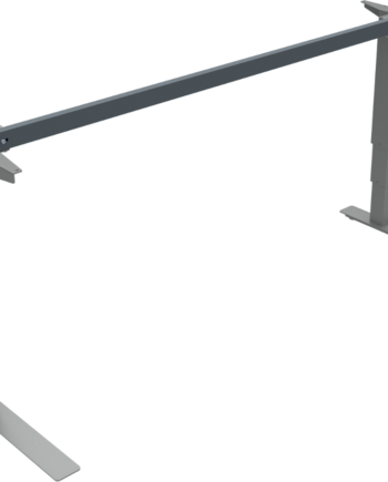 Hæve- Sænkestel Ramme Zennord Versastand Metal Sølv Højdejusterbar 57-122 Cm Open Frame