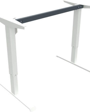 Hæve- Sænkestel Til Skrivebord Zennord Adaptdesk Hvid Metal Justerbart 68-118 Cm
