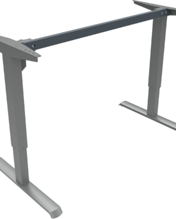 Hæve- Sænkestel Zennord Adaptdesk Justerbart Stel 68-118 Cm   Sølv Metal Til Kontor
