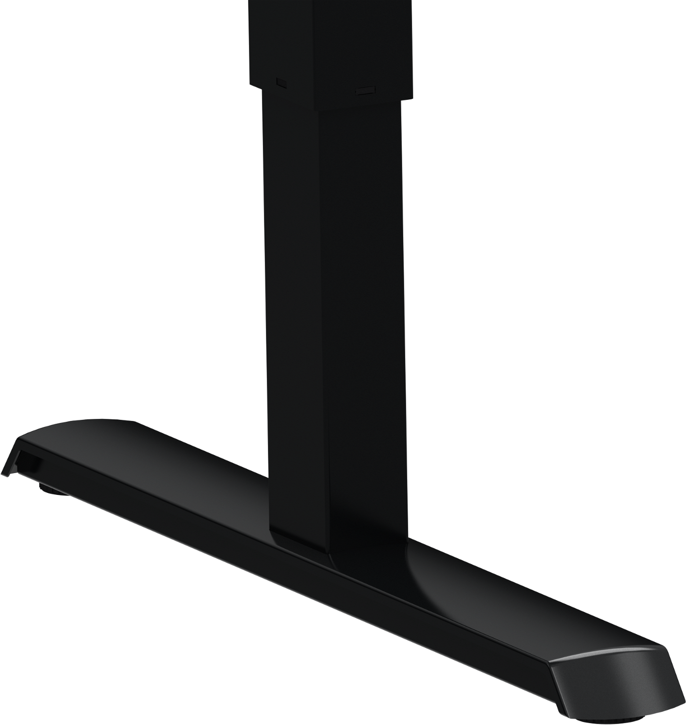 Hæve- Sænkestel Zennord Adaptdesk Skrivebordstel Sort Metal 132-172 Cm