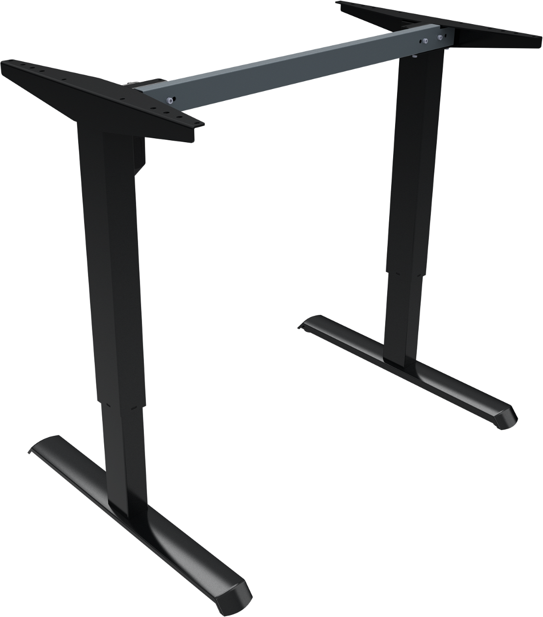 Hæve- Sænkestel Zennord Adaptdesk Sort Metal 68-118 Cm En527 Tã   Testet Hurtig Montering