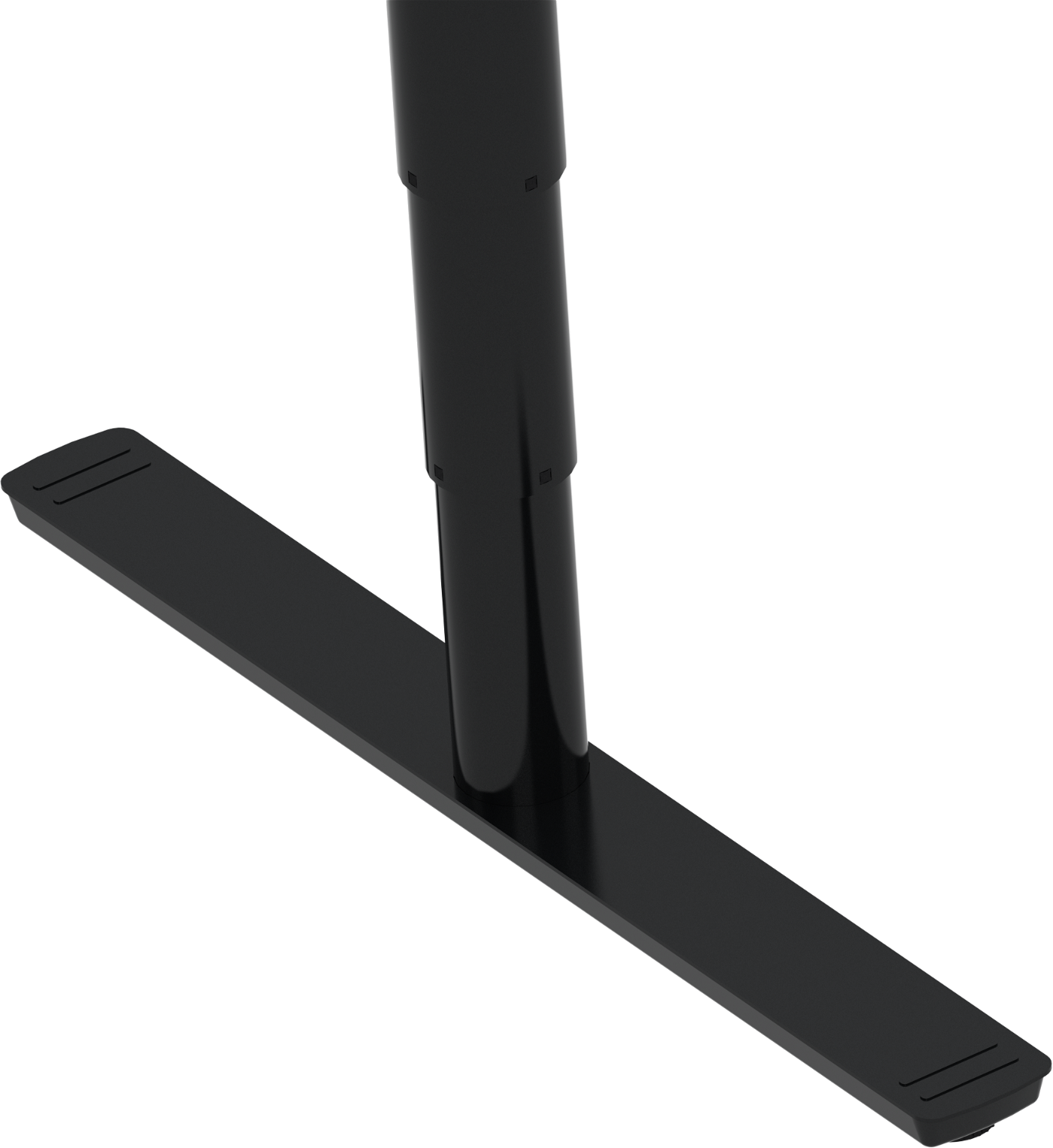 Hæve- Sænkestel Zennord Comfortzone Ergonomisk Justerbart Bordstel Sort Metal H65-125   B132-172 Cm