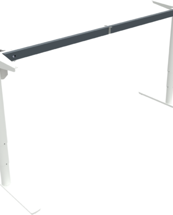 Hæve- Sænkestel Zennord Comfortzone Hvid   Ergonomisk Miljøvenligt Metalstel Justerbart 65-125 Cm  172x68 Cm