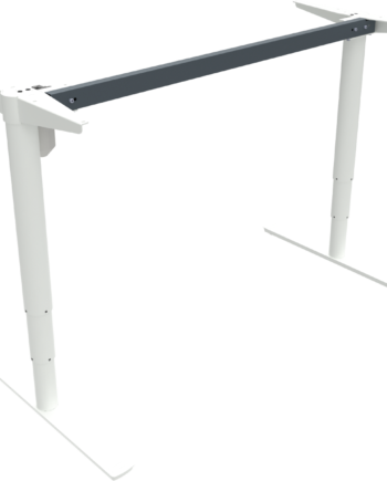 Hæve- Sænkestel Zennord Comfortzone Hvid Metal Justerbar 65-125 Cm