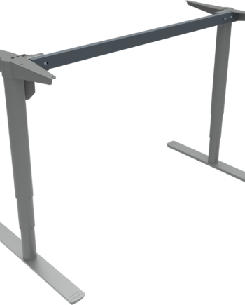 Hæve- Sænkestel Zennord Comfortzone 501-49 Sølv  Justerbart Metal Bordstel 129ã 68 Cm  Højde 65-125 Cm