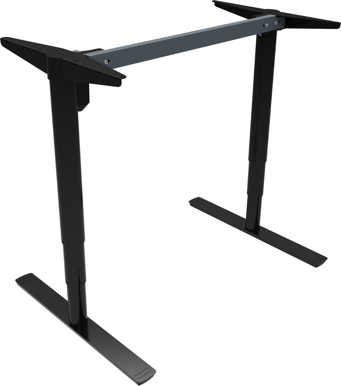 Hæve- Sænkestel Zennord Comfortzone Sort Metal 65-125 Cm Højdejusterbart