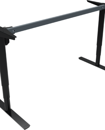 Hæve- Sænkestel Zennord Comfortzone Sort Metal Justerbart H65-125 B68 L152 Cm