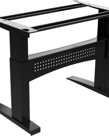 Hæve- Sænkestel Zennord Flexdesk   Sort Metal Med Bosch-motor 65-122 Cm