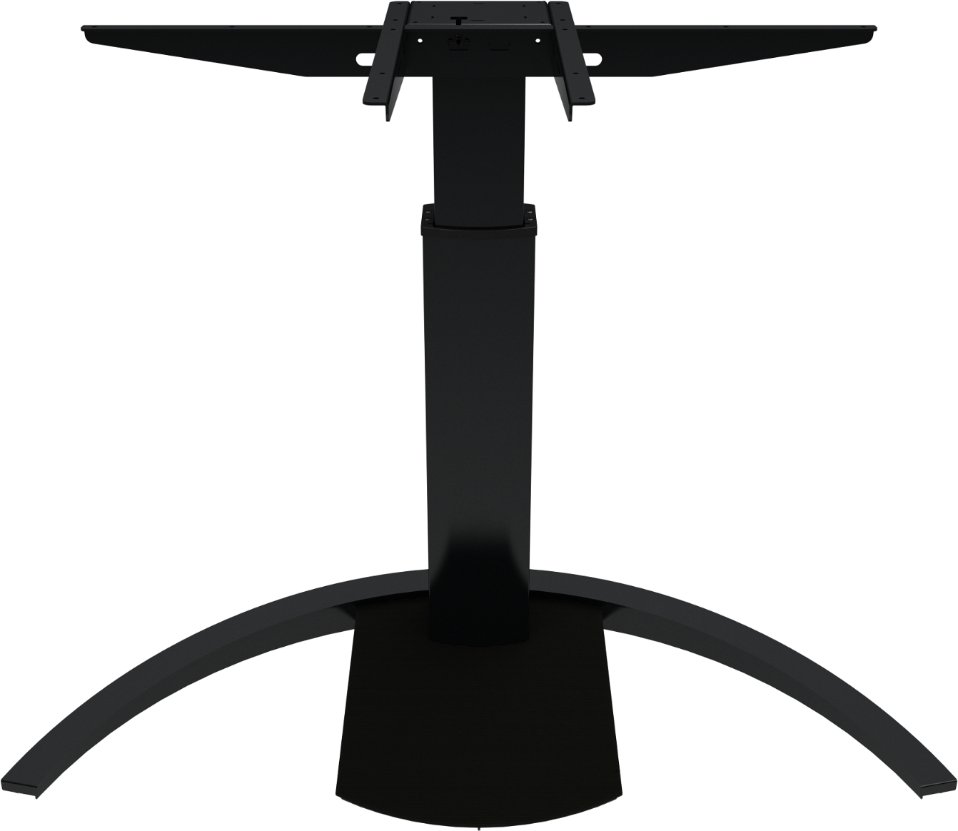 Hæve- Sænkestel Zennord Motionmate 501-19 Højde 68 120 Cm Sort Robust Metalstel Til 80 Kg