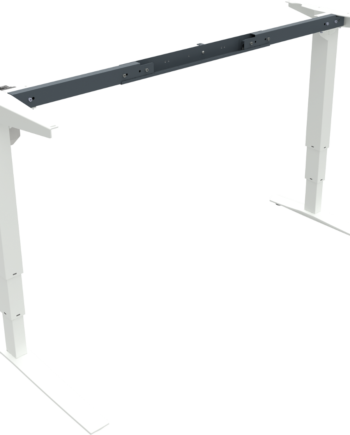 Hæve- Sænkestel Zennord Rise Rest   Hvidt Metal  Justerbart 65 125 Cm Højde  112 152 Cm Bredde