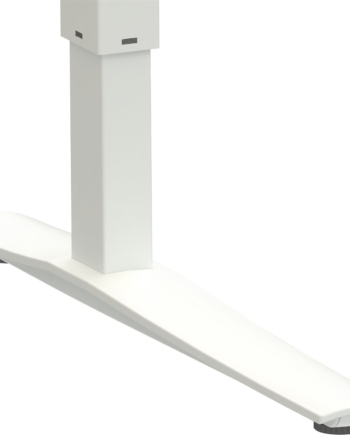 Hæve- Sænkestel Zennord Rise Rest  Justérbart Ergonomisk Hvidt Metalstel 132-172 Cm Bredde 65-125 Cm Højde