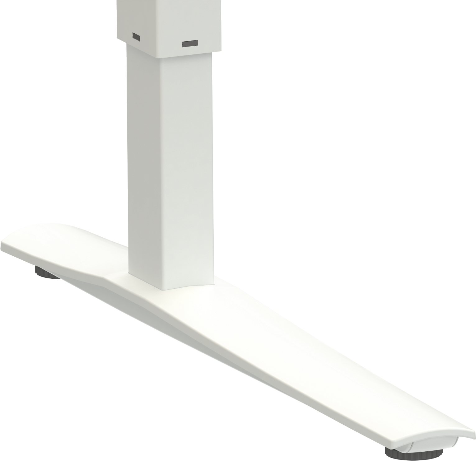 Hæve- Sænkestel Zennord Rise Rest Justérbart Ergonomisk Hvidt Metalstel 132-172 Cm Bredde 65-125 Cm Højde