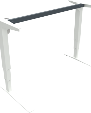 Hæve- Sænkestel Zennord Rise Rest Justerbart Metalstel 65-125 Cm 129ã 67 Cm Hvid