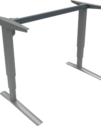 Hæve- Sænkestel Zennord Rise Rest 501-43 Ramme Til Skrivebord Justerbar 65-125 Cm Sølv Tã  -godkendt