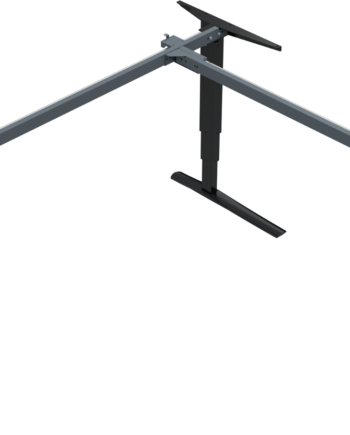 Hæve- Sænkestel Zennord Rise Rest 501-43 Sort Metal H65-125xb67xl172 Cm