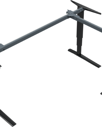 Hæve- Sænkestel Zennord Rise Rest 501-43 Sort Metal  Højde 65-125 Cm    67 Cm    111-172 Cm