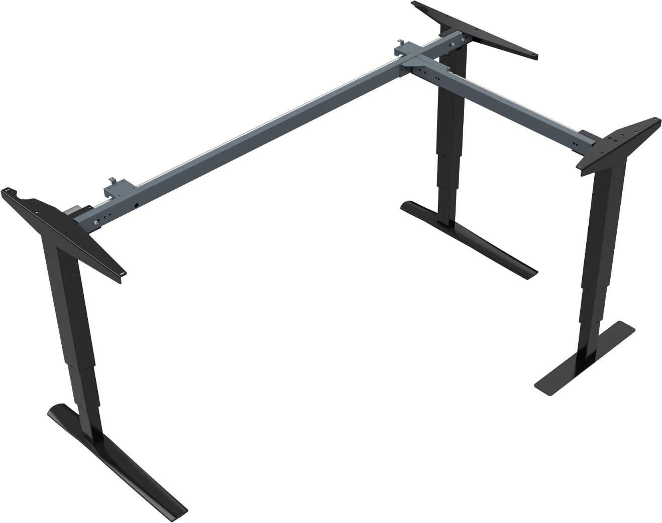 Hæve- Sænkestel Zennord Rise Rest 501-43 Sort Metal Højde 65-125 Cm 67 Cm 111-172 Cm