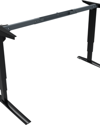 Hæve- Sænkestel Zennord Rise Rest 501-43 Sort Metal Højde 65-125 Cm Bredde 112-152 Cm
