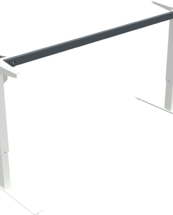 Hæve- Sænkestel Zennord Updown Hvid Metal Justerbar 68-118 Cm Højde
