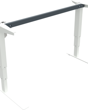 Hæve- Sænkestel Zennord Versastand Hvidt Metal Justerbart 57 122 Cm åben Ramme