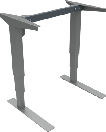 Hæve- Sænkestel Zennord Versastand Sølv Metal Skrivebordsstel 57-122 Cm Open Frame