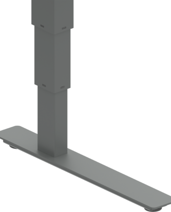 Hæve- Sænkestel Zennord Versastand 501-37 Sølv Metal Til 120 Bordplader 57-122 Cm
