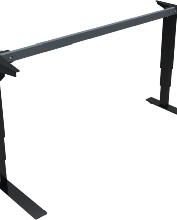 Hæve- Sænkestel Zennord Versastand   Sort Metal  Højdejusterbart 57-122 Cm  Open Frame  Bæredygtigt Design