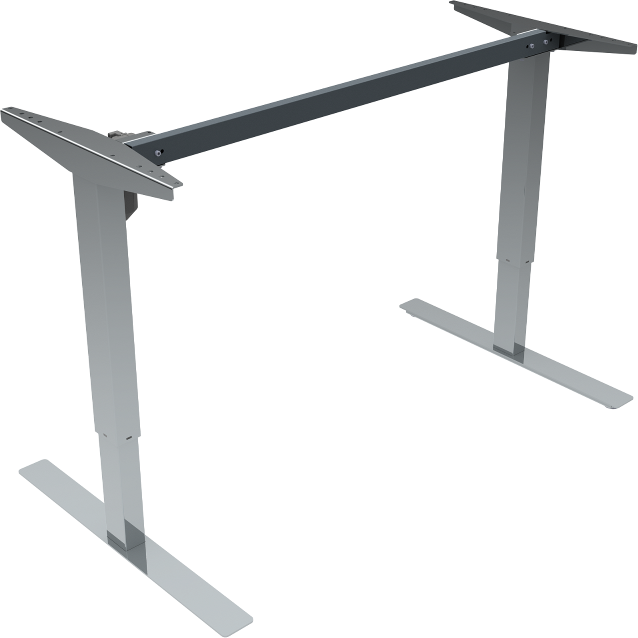 Hæve-sænkebordstel Zennord Updown   Krom  Højdejusterbart 68-118 Cm Med  -ben  Robust Metal