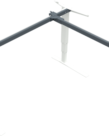 Hævesænkestel Zennord Rise Rest 501-43 Hvidt Metal Justerbar 65-125 Cm
