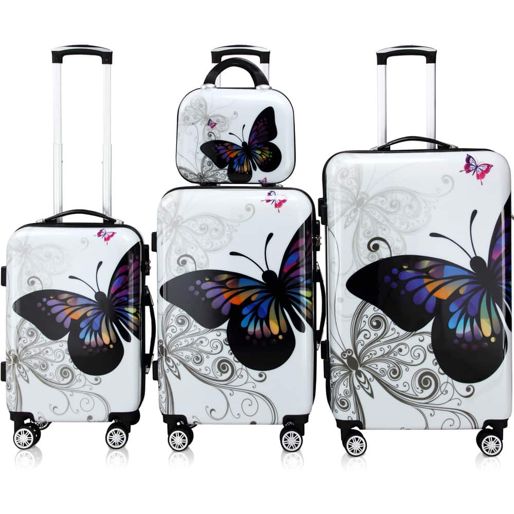 Hard Shell Kuffert Sæt Butterfly   Stk: 98l  66l  42l  7l