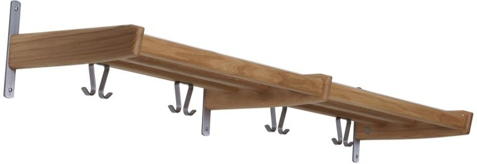 Hattehylde Oscarssons Möbel Meja Olieret Egetræ L115ã D31 5ã H18 Cm Knagerække Til Entré