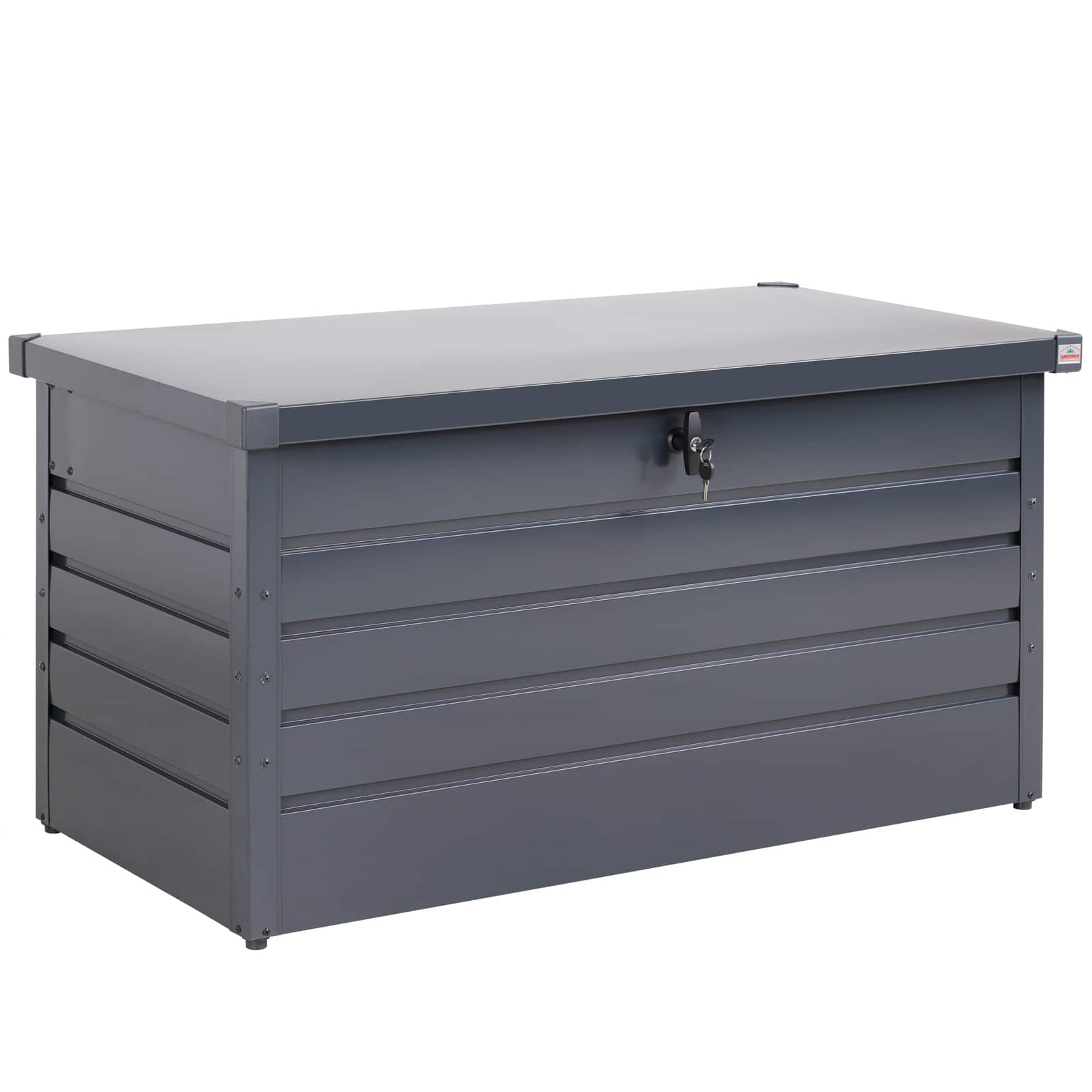 Haveopbevaringsboks Antracitmetal 360l Låsbar