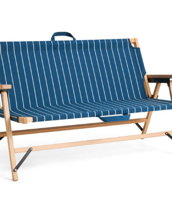 Hay Outdoor Market Sammenklappelig Sofa  Blå Og Beige