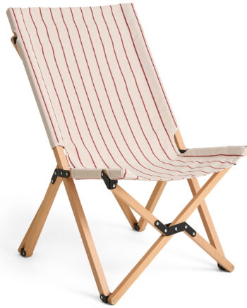 Hay Outdoor Market Sammenklappelig Stol  Beige Rød