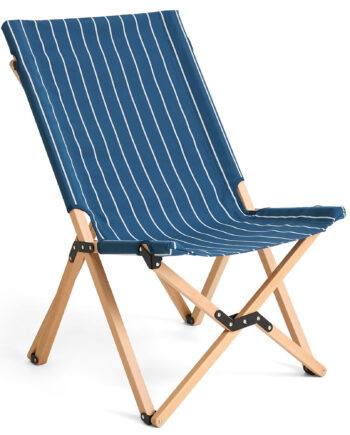 Hay Outdoor Market Sammenklappelig Stol  Blå Beige
