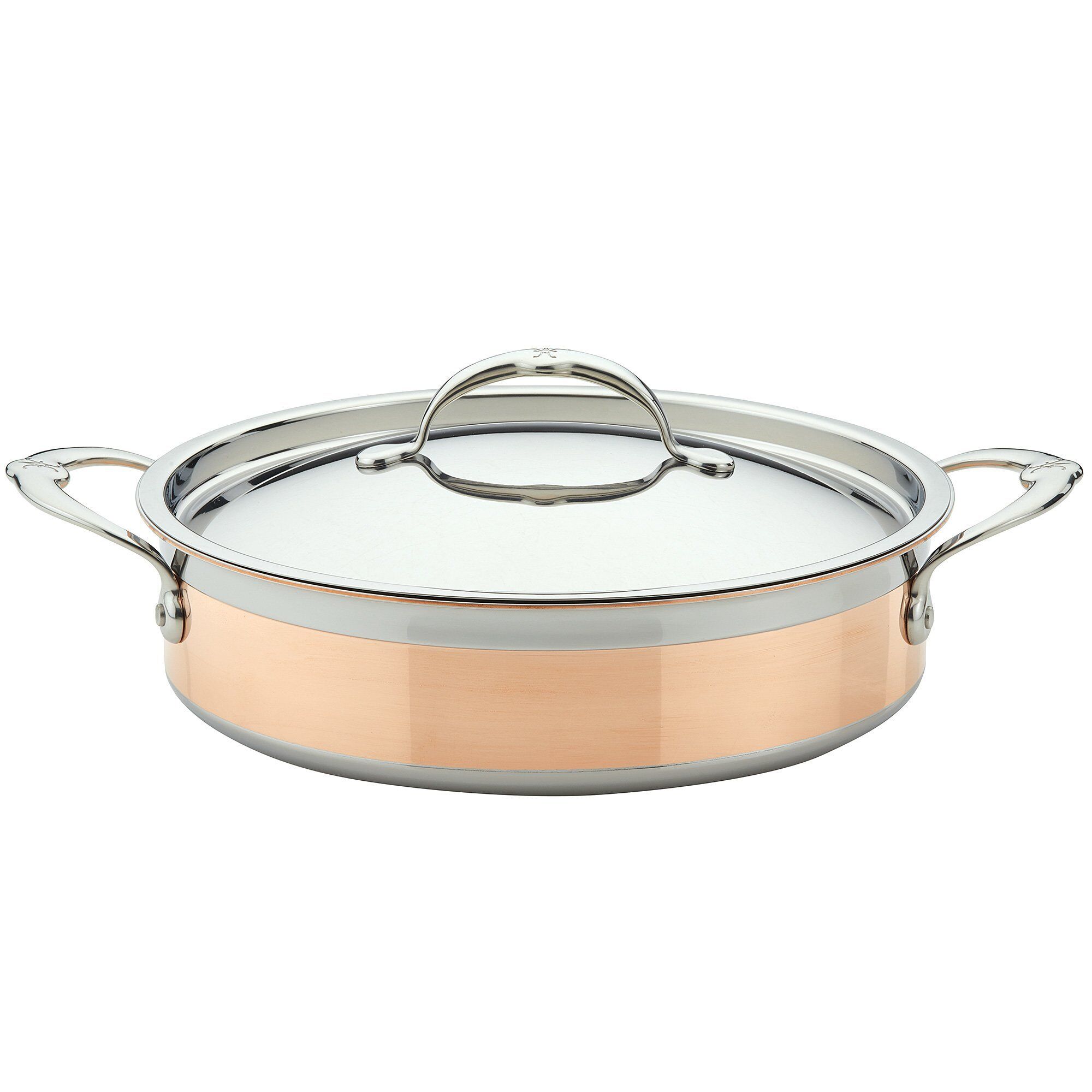Hestan Copperbond Sauterpande Med Låg 26 Cm