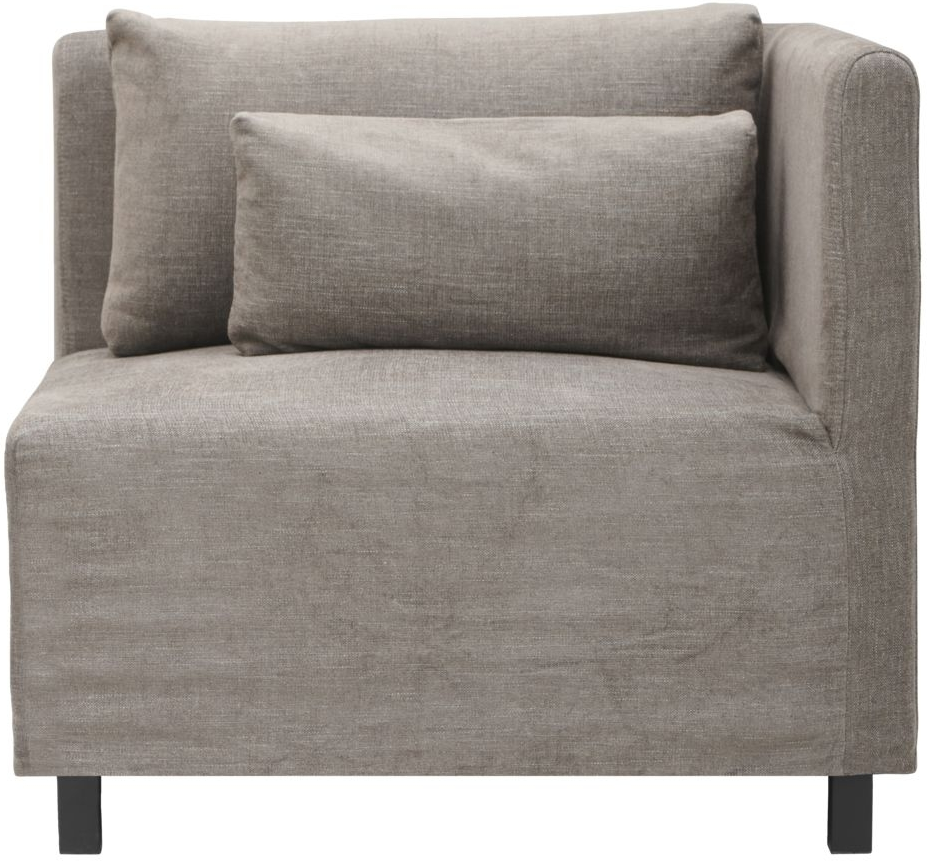 Hjørnesektion Modulsofa House Doctor Hazel Night Bomuld Gråbrun 85ã 85 Cm