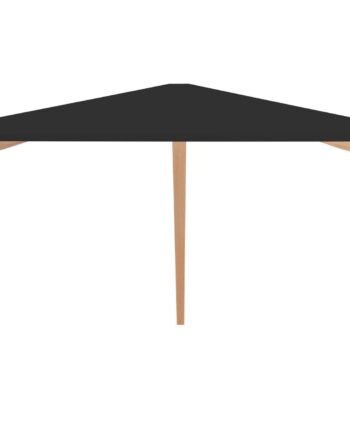 Hjørneskrivebord Naja 114   85cm Sort