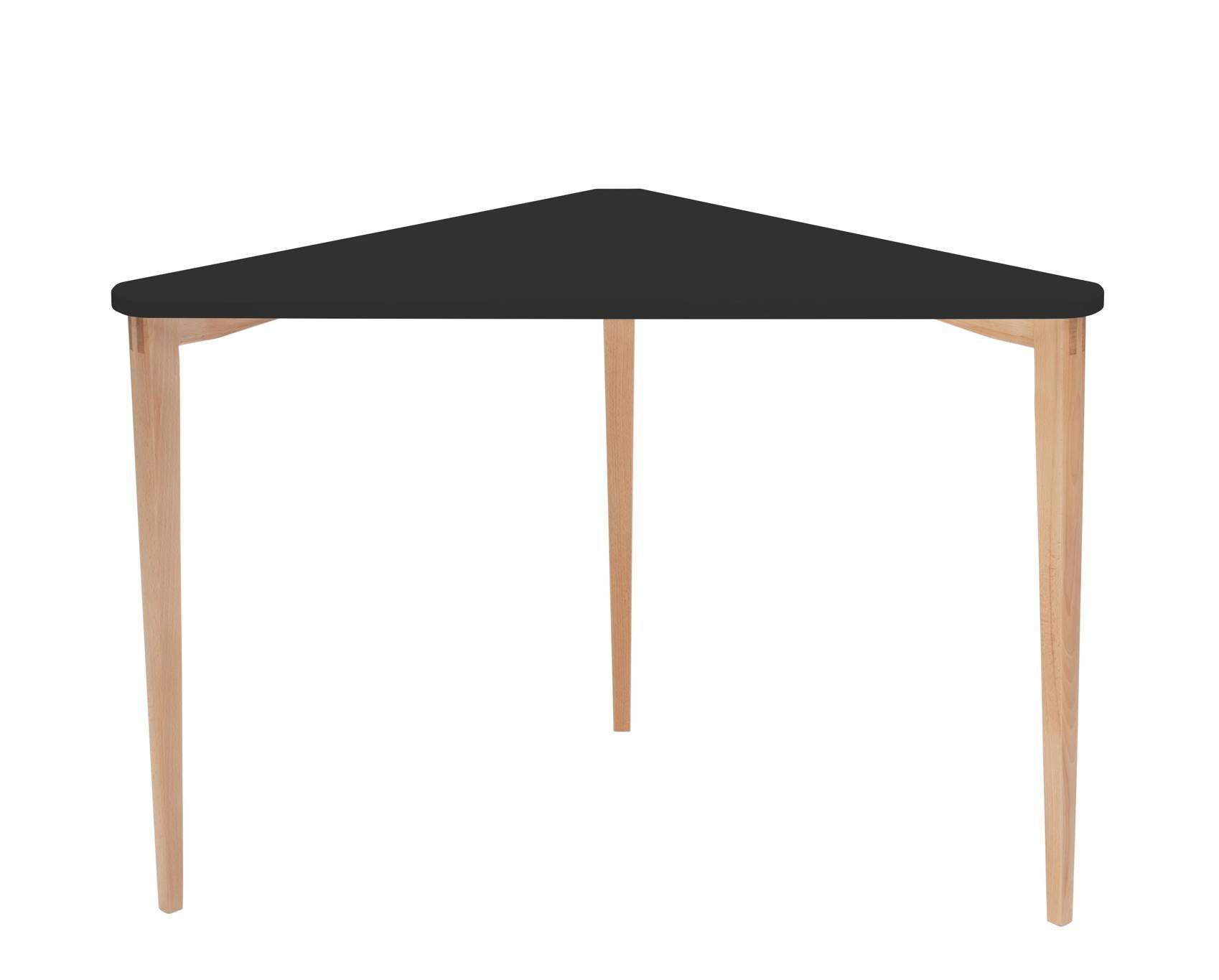 Hjørneskrivebord Naja 114   85cm Sort