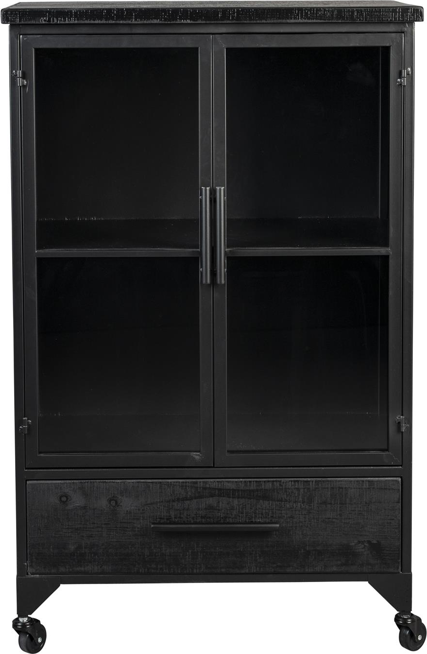 Højskab Studio White Ferre Kulsort H105xb65xd35 Cm Granfinér