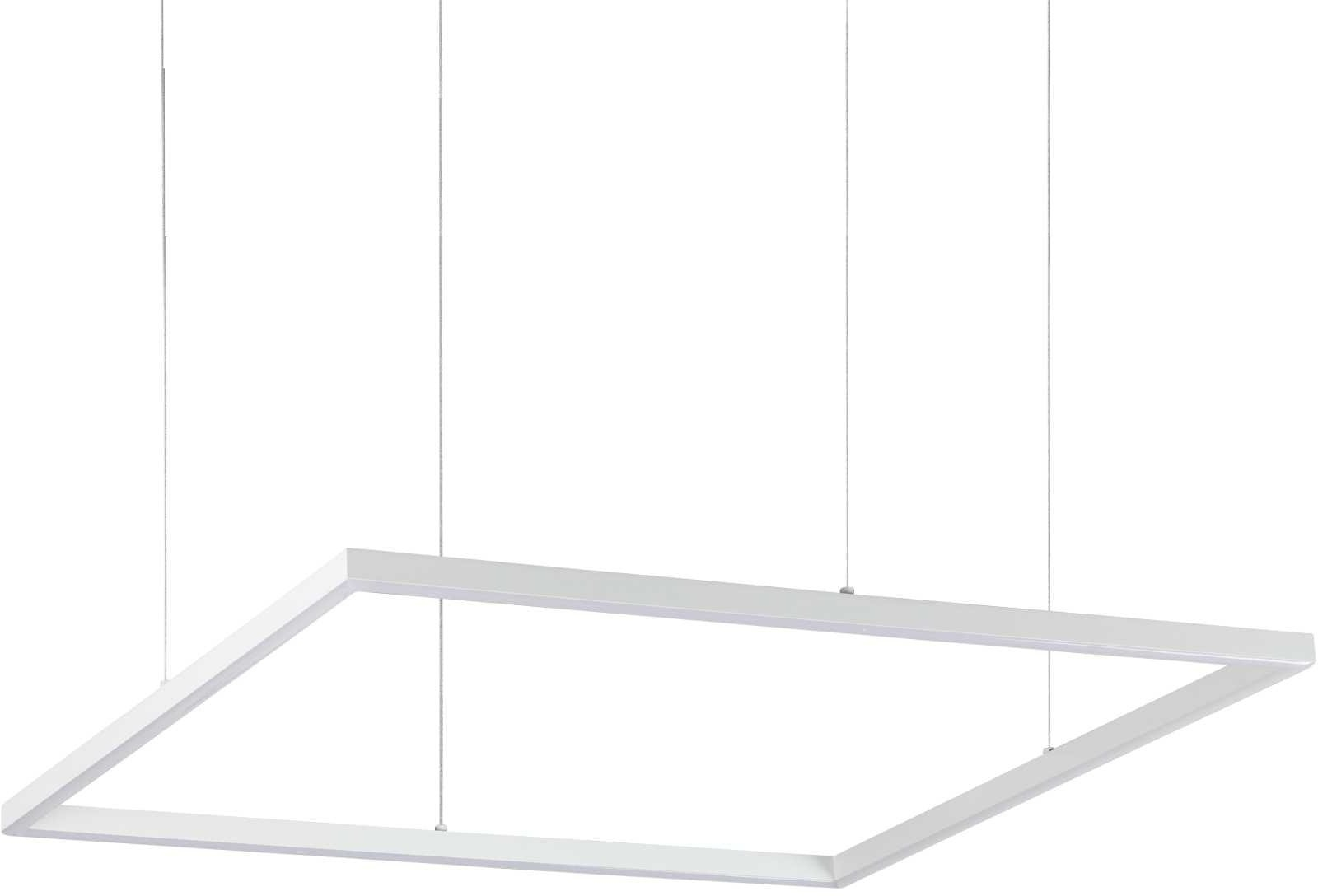 Ideal Lux Oracle Slim Pendellampe Led Hvid Justerbar Højde 700ã 230 Mm 3950 Lm 3000