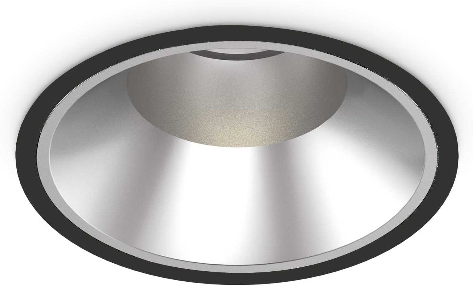 Indbygningslampe Ideal Lux Off Downlight ø22 Cm Sort Led 4800 Lm 4000   Ip54