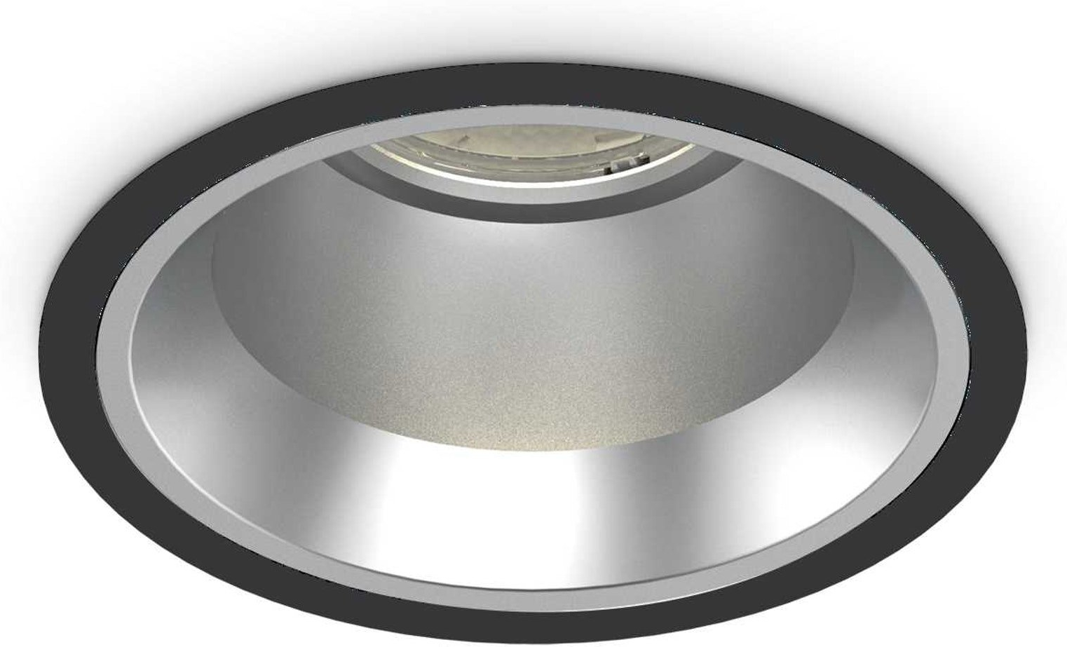 Indbygningslampe Ideal Lux Off Led Sort 3400 Lm 4000   ø16 2ã H10 Cm Ip54 Aluminium