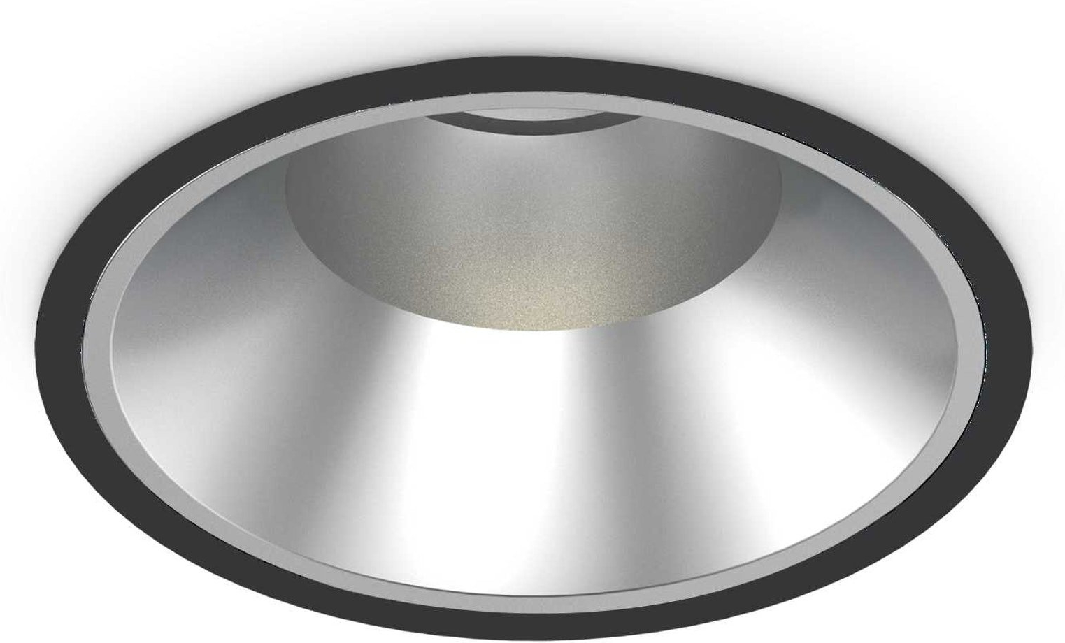 Indbygningslampe Ideal Lux Off Led 42w 4600 Lm Sort 3000   ø21     H13   Cm Ip54