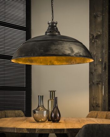 Jackpot Loftlampe   Metal Med Patineret Sølv Finish