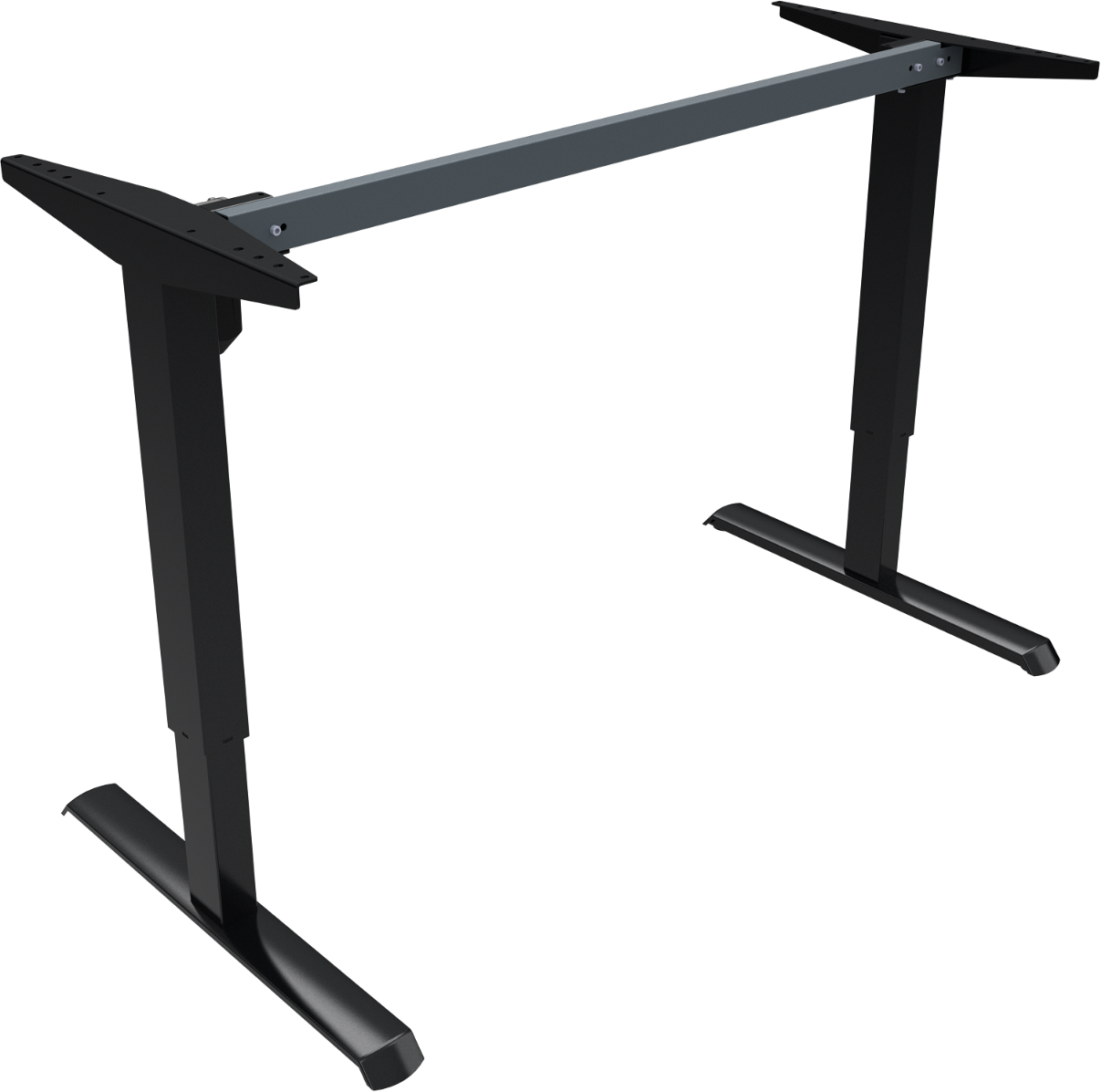 Justerbart Hæve- Sænkestel Zennord Adaptdesk 68-118 Cm Sort Metalstativ
