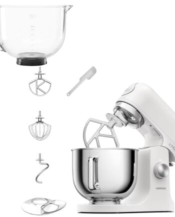 Kenwood Kmix Kmx751a Køkkenmaskine Med Ekstra Glasskål    Liter  Hvid