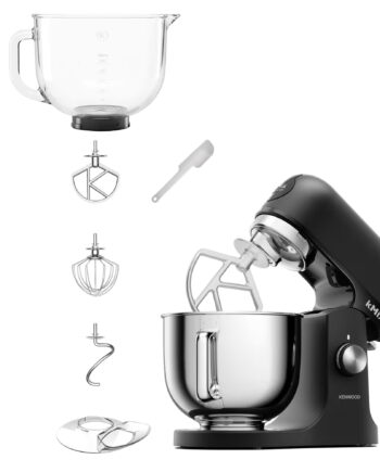 Kenwood Kmix Kmx751abk Køkkenmaskine Med Ekstra Glasskål   Liter  Sort