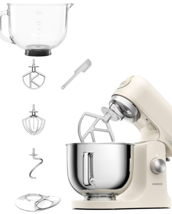 Kenwood Kmix Kmx751acr Køkkenmaskine Med Ekstra Glasskål   Liter  Creme